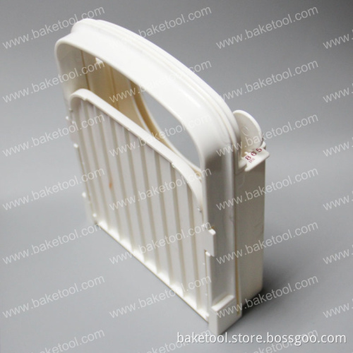 Plastic multi-sized bread cutter mould for 25mm,20mm,15mm toast slice cutter mold